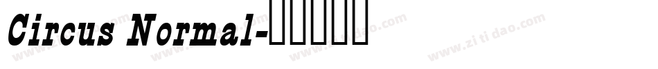 Circus Normal字体转换